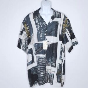VIVALDI Mens Rayon Linen Blend Shirt Made in Italy NWT Sz. XL